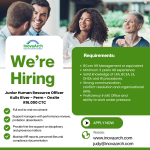 Junior Human Resources Officer Junior Human Resources Officer